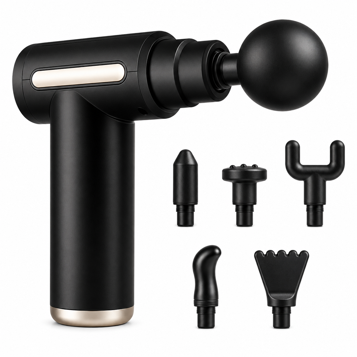 8-Piece Portable Fascia Gun Set – Deep Muscle Massager & Recovery Kit