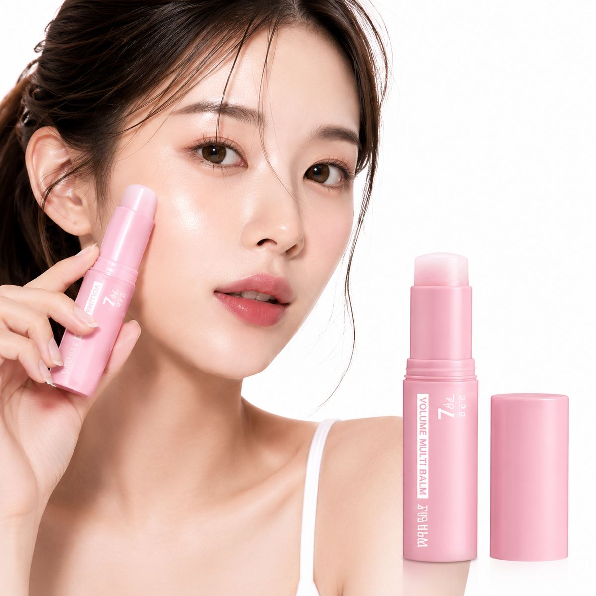 PDRN Pink Moisturising Cream | Niacinamide + Caffeine Skin Repair Stick
